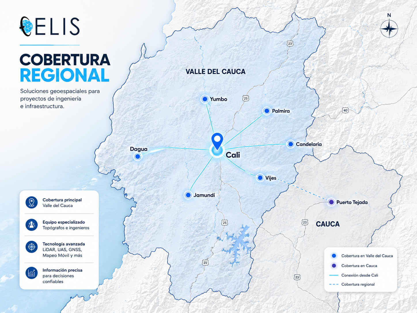 Topografos en Valle del Cauca